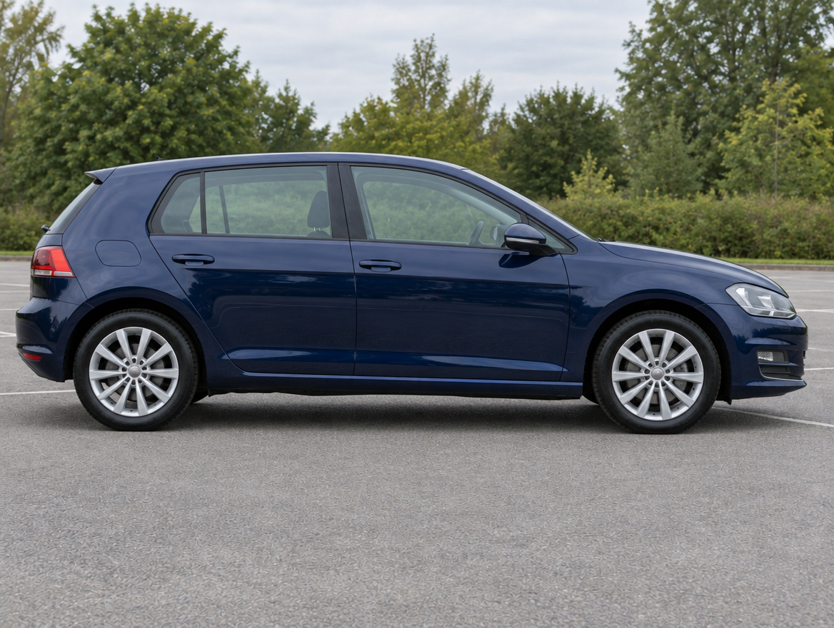 Automobilio nuotrauka skelbimui: šonas